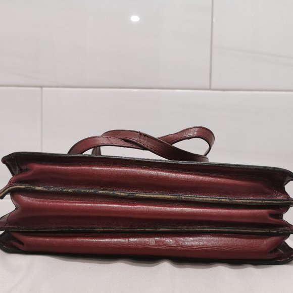 Vintage Burgundy Mimo Sacs Shoulder Bag - Picture 3 of 7